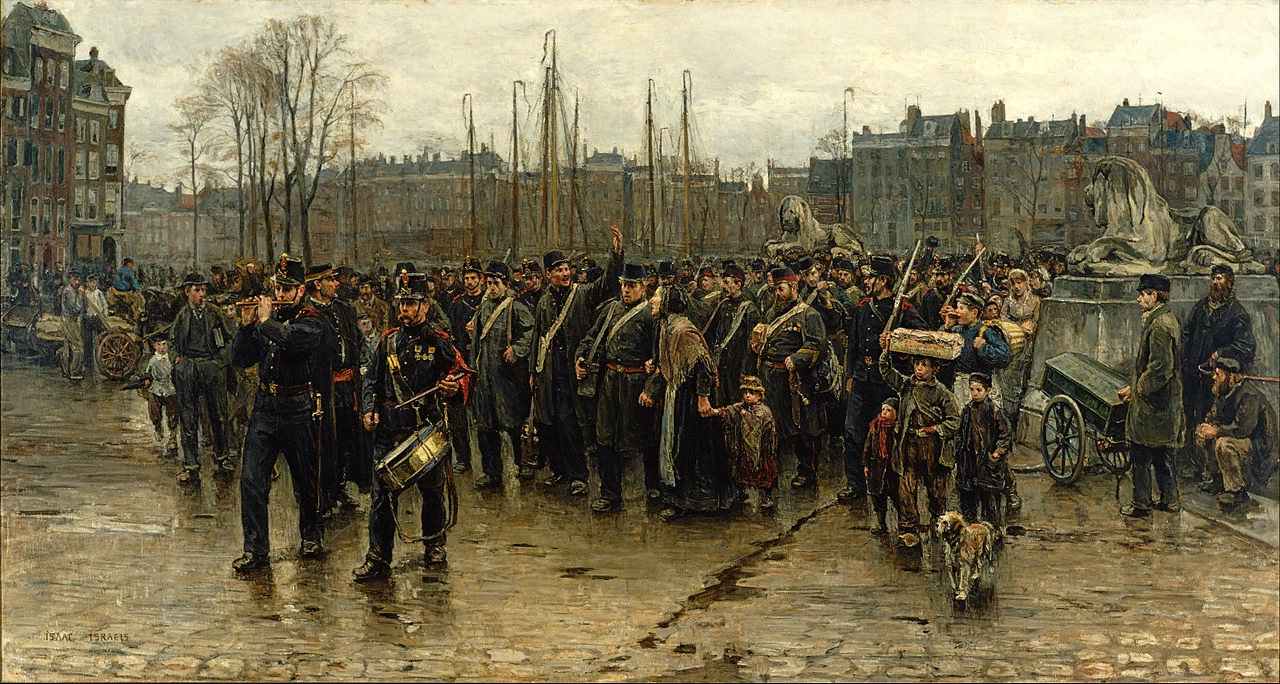 Isaac Israëls - Il passaggio dei soldati coloniali, Rijksmuseum Amsterdam